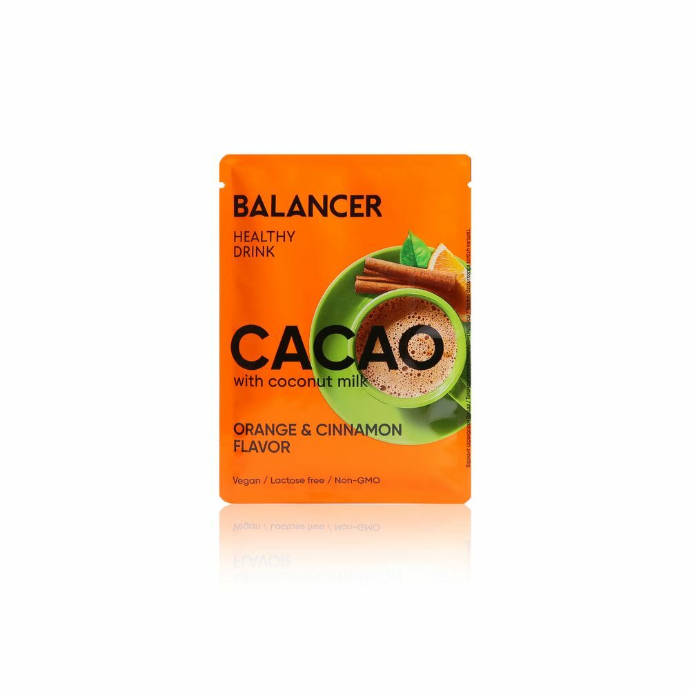 Какао Balancer на кокосовом молоке со вкусом Апельсин и корица 2