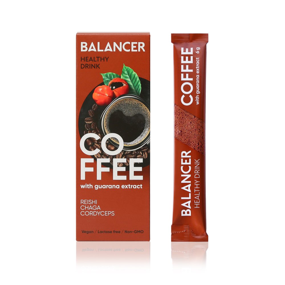 Напиток растворимый BALANCER COFFEE «Кофе с экстрактом гуараны» 1