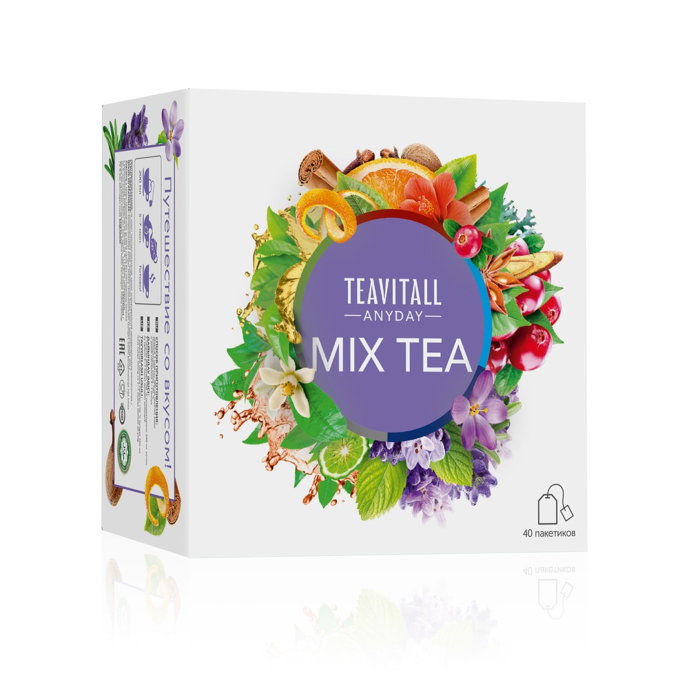 Набор чая и чайных напитков TeaVitall Anyday «Mix Tea» 1