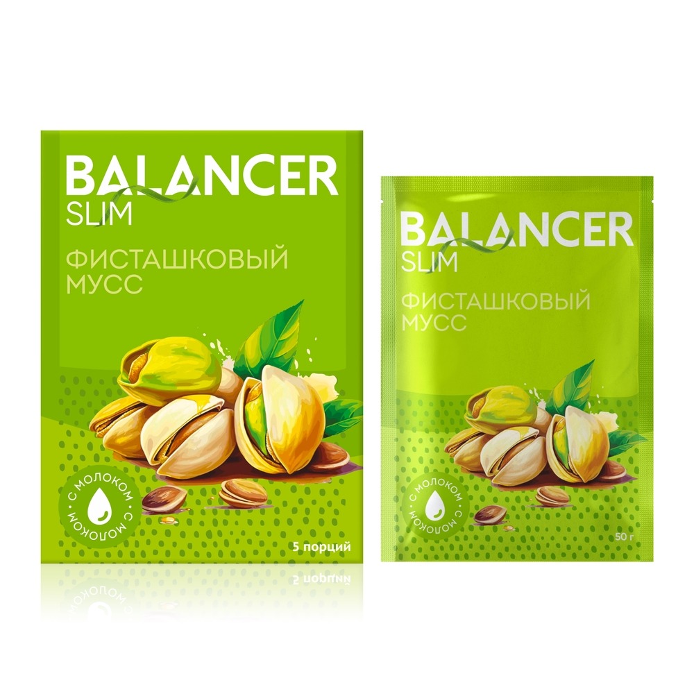 Коктейль BALANCER SLIM со вкусом «Фисташковый мусс», 5 саше 1